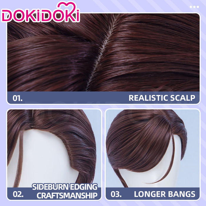 【Ready For Ship】DokiDoki Anime Cosplay Wig Short Brown Hair