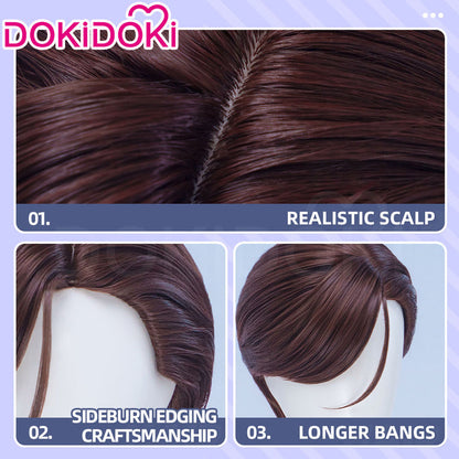 【Ready For Ship】DokiDoki Anime Cosplay Wig Short Brown Hair