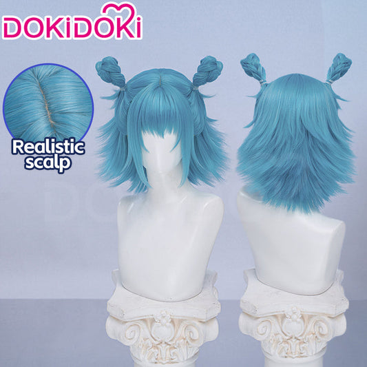 【Ready For Ship】Dokidoki Anime Cosplay Wig Short Green Hair