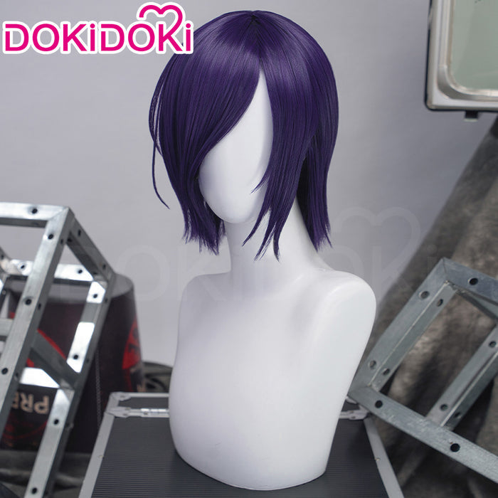 【Ready For Ship】DokiDoki Anime Cosplay Wig Short Straight Purple Hair
