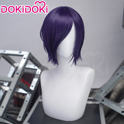 【Ready For Ship】DokiDoki Anime Cosplay Wig Short Straight Purple Hair