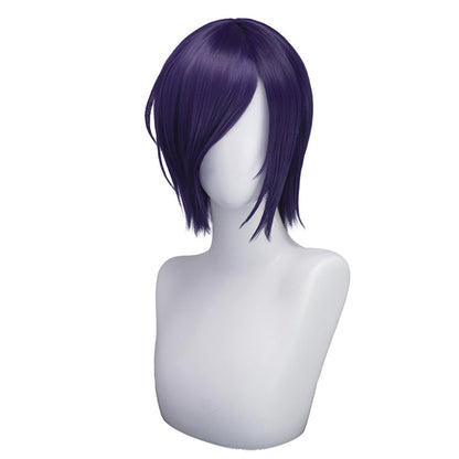 【Ready For Ship】DokiDoki Anime Cosplay Wig Short Straight Purple Hair