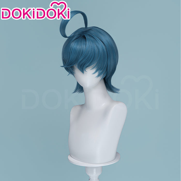 【Ready For Ship】DokiDoki Anime GACHIAKUTA Cosplay Cthoni Andor Wig Short Blue Hair