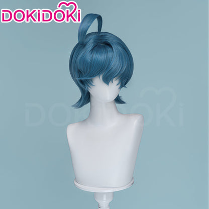 【Ready For Ship】DokiDoki Anime GACHIAKUTA Cosplay Cthoni Andor Wig Short Blue Hair
