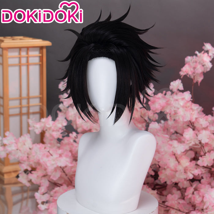 【Ready For Ship】DokiDoki Anime Hell's Paradise: Jigokuraku Cosplay Yamada Asaemon Shugen Wig Short Black Hair