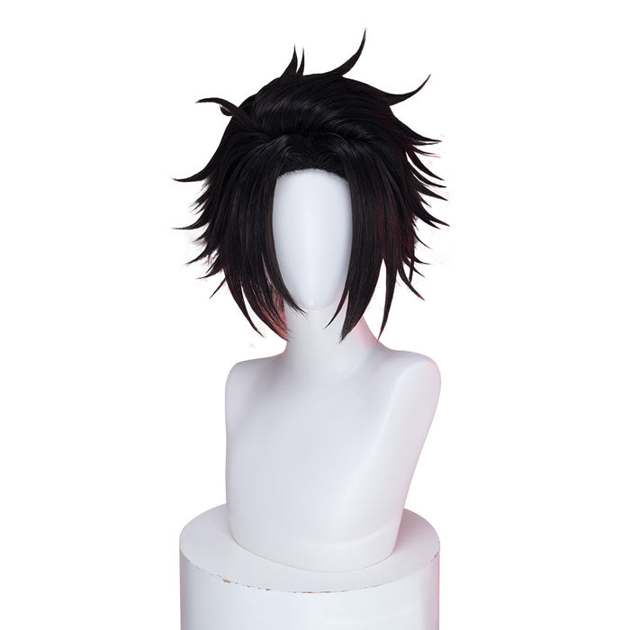 【Ready For Ship】DokiDoki Anime Hell's Paradise: Jigokuraku Cosplay Yamada Asaemon Shugen Wig Short Black Hair