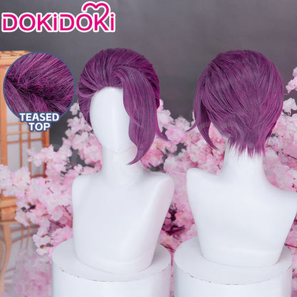 【Ready For Ship】DokiDoki Anime Manga Hell's Paradise: Jigokuraku Cosplay Rien Wig Short Violet Hair