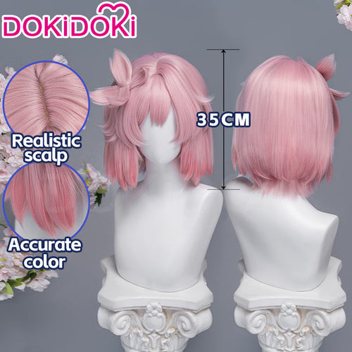 【Ready For Ship】DokiDoki Anime Manga Hell's Paradise: Jigokuraku Cosplay Tao Fa Wig Short Straight Pink Hair Tao Hua