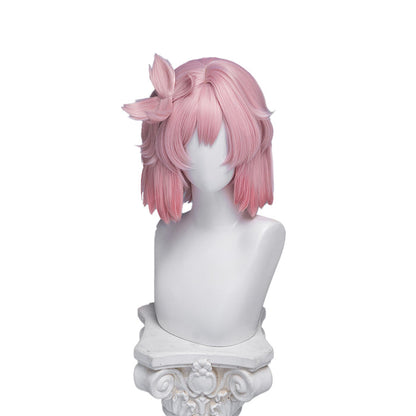 【Ready For Ship】DokiDoki Anime Manga Hell's Paradise: Jigokuraku Cosplay Tao Fa Wig Short Straight Pink Hair Tao Hua