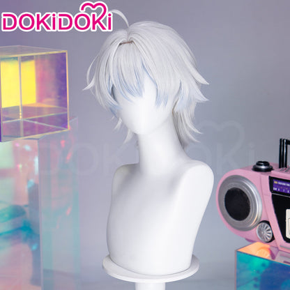【Ready For Ship】DokiDoki Anime Needy Girl Overdose Cosplay Nechika-sama Wig Short Curly White Hair