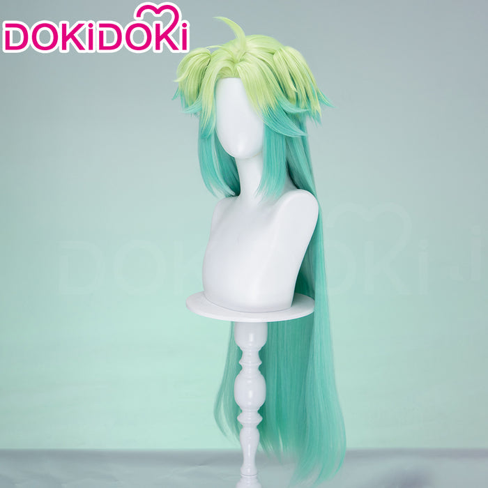 【Ready For Ship】DokiDoki Anime TO BE HERO X Cosplay Lucky Cyan Wig Long Straight Mint Green Gradient Hair