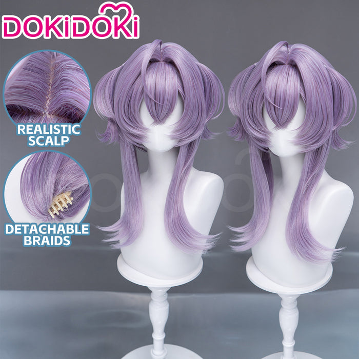 【Ready For Ship】DokiDoki Game Cosplay Jellyfish Girl Wig Long Purple Hair