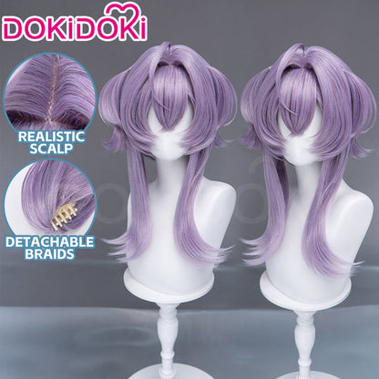 【Ready For Ship】DokiDoki Game Cosplay Jellyfish Girl Wig Long Purple Hair