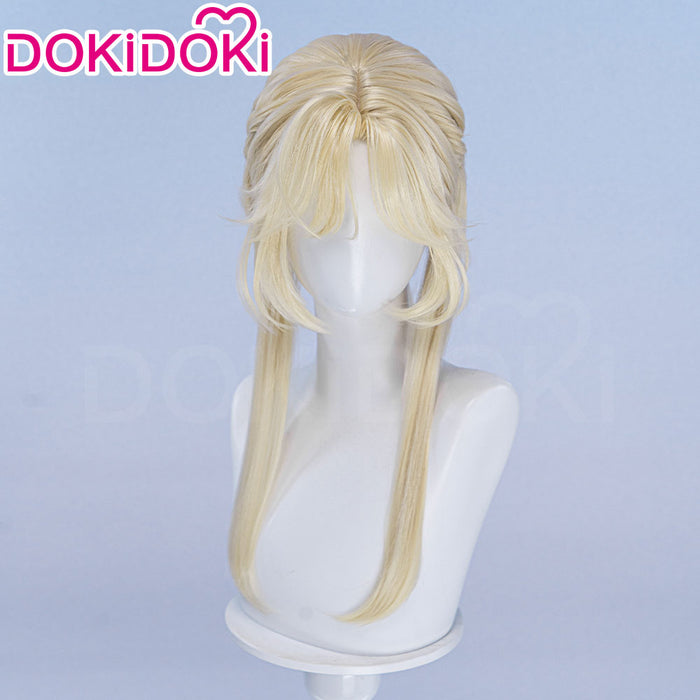 【Ready For Ship】DokiDoki Game Cosplay Wig Long Blond Updo Hair