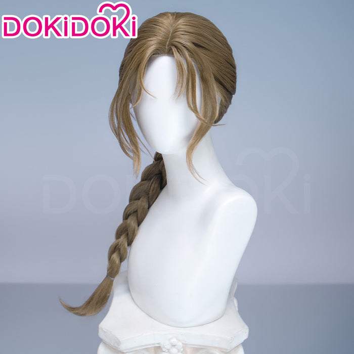【Ready For Ship】DokiDoki Game Delta Force Cosplay Vlinder Wig Long Brown Braids Hair Lina van der Meer