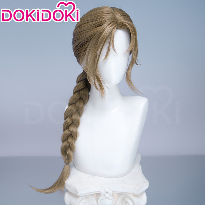 【Ready For Ship】DokiDoki Game Delta Force Cosplay Vlinder Wig Long Brown Braids Hair Lina van der Meer