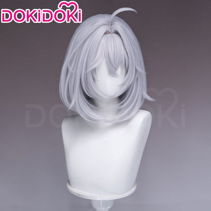 【Ready For Ship】DokiDoki Game Neverness to Everness Cosplay Esper Zero Female Wig Short Straight Grey Hair MC NTE