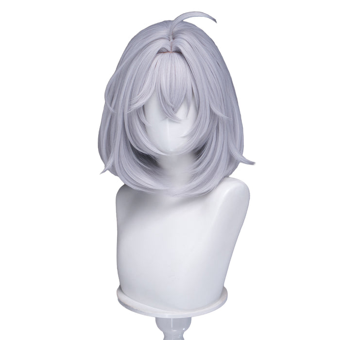 【Ready For Ship】DokiDoki Game Neverness to Everness Cosplay Esper Zero Female Wig Short Straight Grey Hair MC NTE