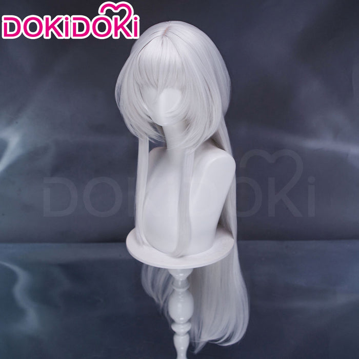 【Ready For Ship】DokiDoki Manga Anime Oshi no Ko Cosplay Tsukuyomi Wig Long Straight Silver Hair Crow Mysterious Girl
