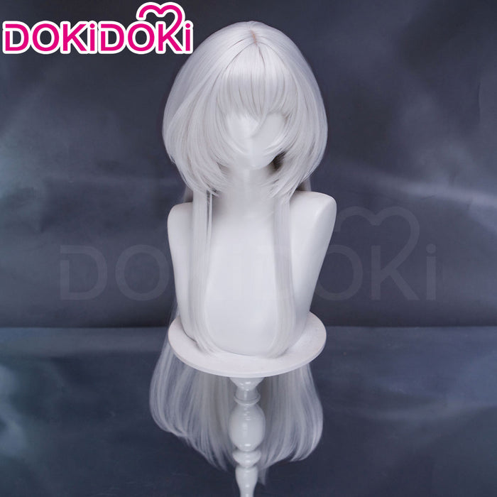 【Ready For Ship】DokiDoki Manga Anime Oshi no Ko Cosplay Tsukuyomi Wig Long Straight Silver Hair Crow Mysterious Girl