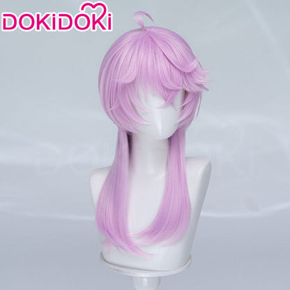 【Ready For Ship】DokiDoki Manga Anime Record of Ragnarok Cosplay Michel Nostradamus Wig Long Pink Hair