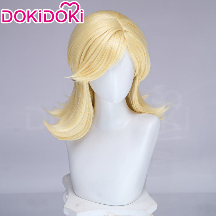 【Ready For Ship】DokiDoki Mange Anime Cosplay Wig Blonde Long Curly Hair