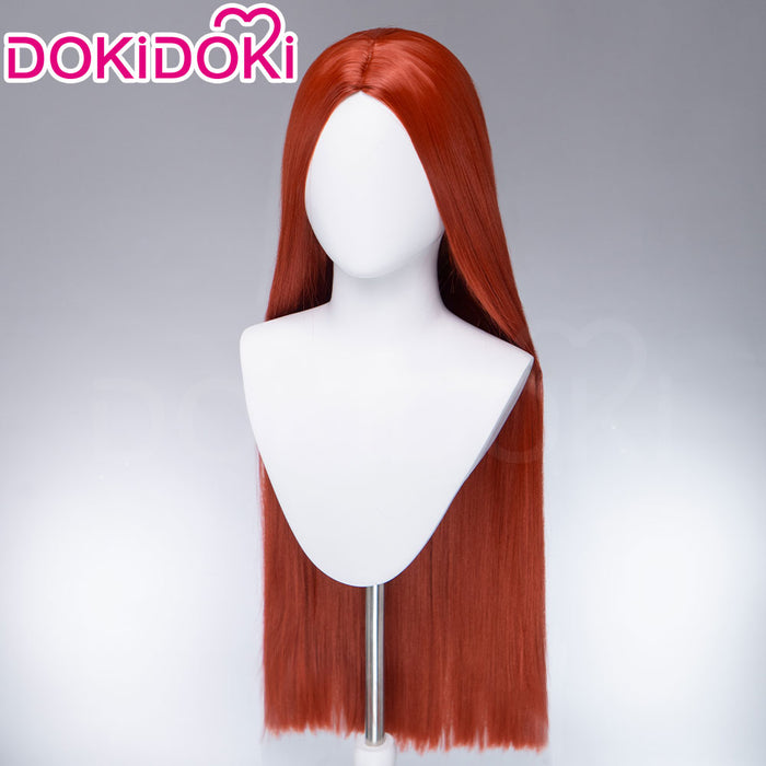 【Ready For Ship】DokiDoki Movie Cosplay Wig Long Straight Brown Hair