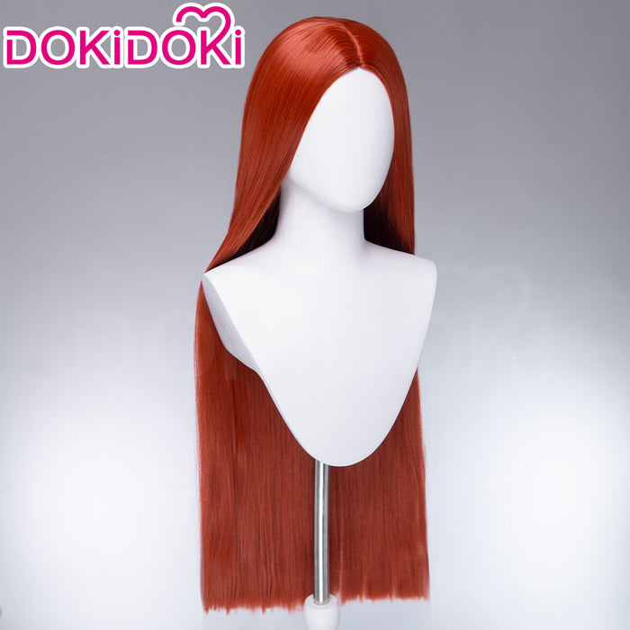 【Ready For Ship】DokiDoki Movie Cosplay Wig Long Straight Brown Hair