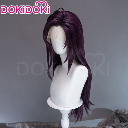 【Ready For Ship】【Front Lace】DokiDoki Game Cosplay Long Straight Purple Hair
