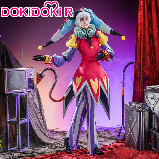 【Ready For Ship】【Size S-2XL】DokiDoki-R Anime Cosplay Bule Red Costume With Hat
