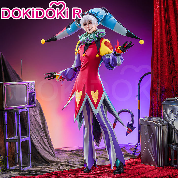【Ready For Ship】【Size S-2XL】DokiDoki-R Anime Cosplay Bule Red Costume With Hat