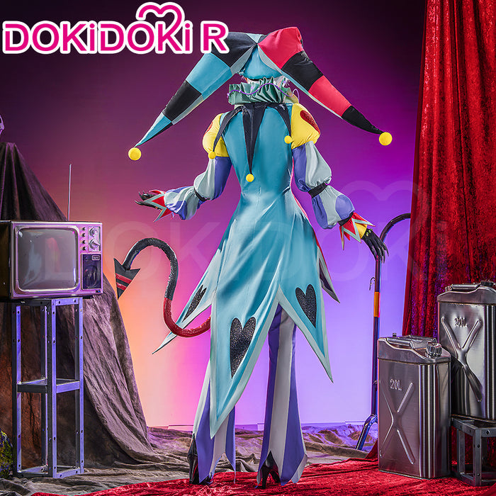 【Ready For Ship】【Size S-2XL】DokiDoki-R Anime Cosplay Bule Red Costume With Hat
