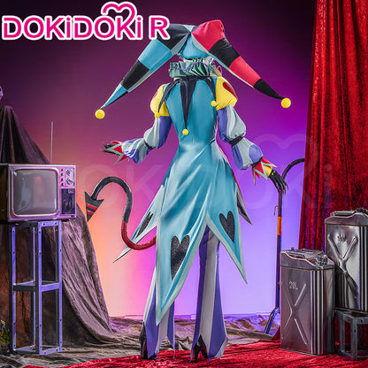 【Ready For Ship】【Size S-2XL】DokiDoki-R Anime Cosplay Bule Red Costume With Hat