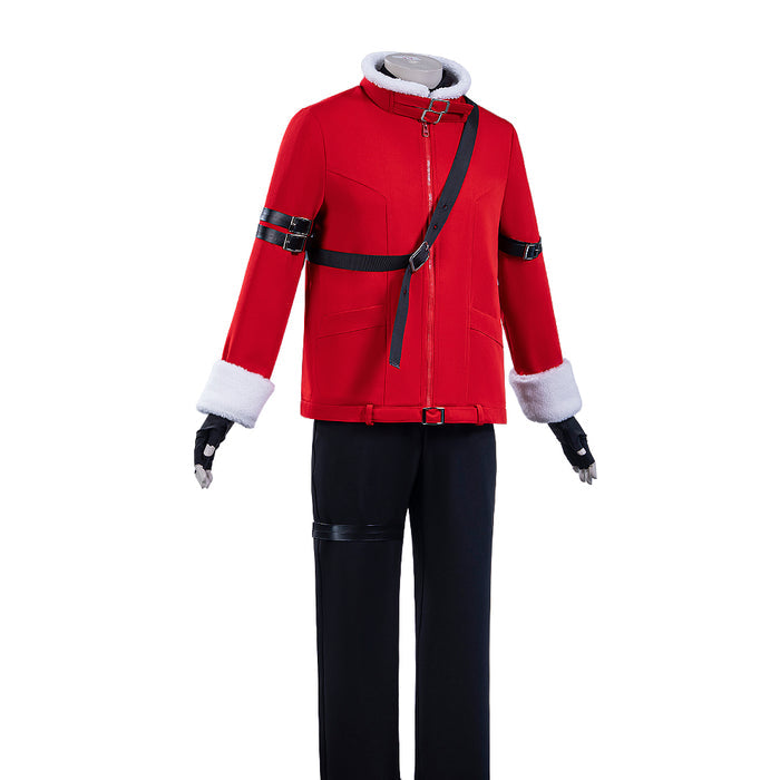 【Ready For Ship】【Size S-2XL】DokiDoki-R Anime Cosplay Staark Costume Red Winter Wear