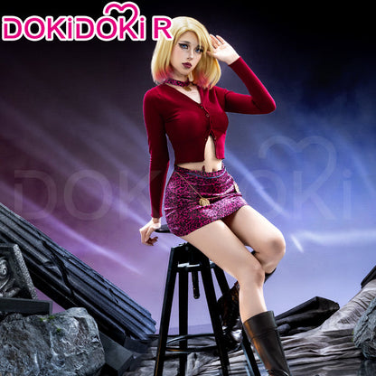 【Ready For Ship】【Size S-3XL】DokiDoki-R Movie Game Cosplay Red Costume Halloween