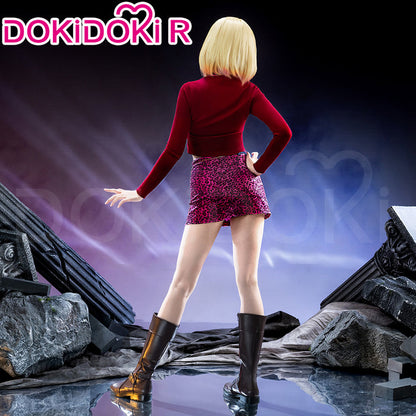 【Ready For Ship】【Size S-3XL】DokiDoki-R Movie Game Cosplay Red Costume Halloween