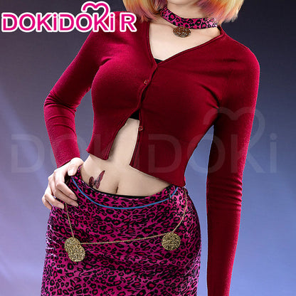 【Ready For Ship】【Size S-3XL】DokiDoki-R Movie Game Cosplay Red Costume Halloween