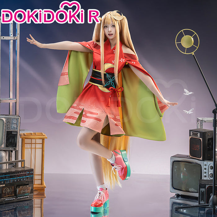 【 Ready For Ship】【Size XS-2XL】DokiDoki-R Anime Cosmic Princess Kaguya! Cosplay Kaguya Costume / Back Accessory
