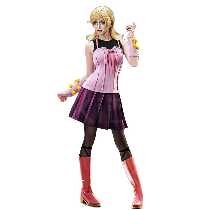 【Ready For Ship】【Size XS-2XL】DokiDoki-R Anime Season 7 Cosplay Pink Uniform Costume SBR Halloween