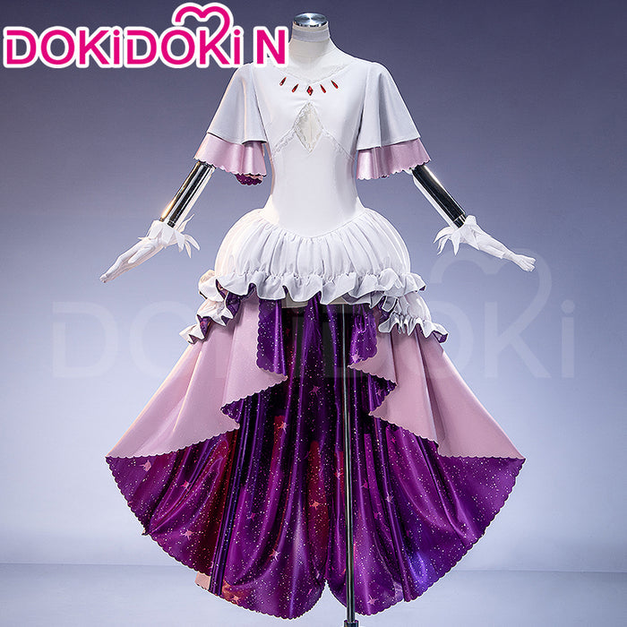 【 Ready For Ship】【Size XS-3XL】DokiDoki-N Anime Cosplay Ultimate Costume Pink White Purple Trailing Dress