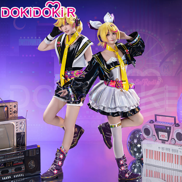 【 Ready For Ship】【Size XS-XL】DokiDoki-R Vsinger × Muse Dash Cosplay Rinn /  Lenn Costume