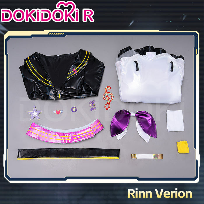 【 Ready For Ship】【Size XS-XL】DokiDoki-R Vsinger × Muse Dash Cosplay Rinn /  Lenn Costume