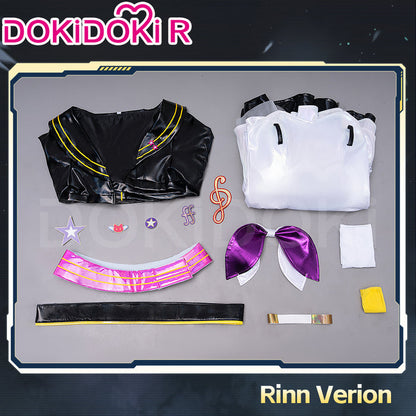 【 Ready For Ship】【Size XS-XL】DokiDoki-R Vsinger × Muse Dash Cosplay Rinn /  Lenn Costume