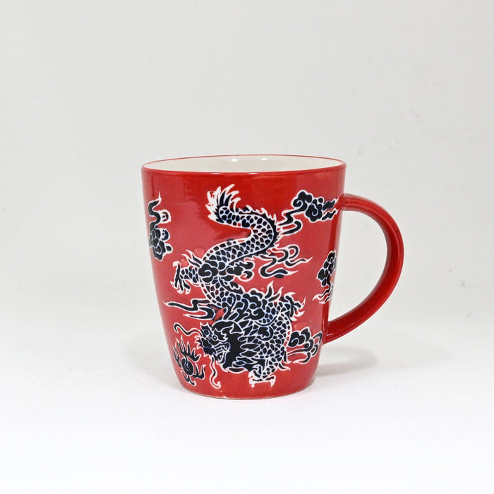 Red Dragon Porcelain Mug 12oz