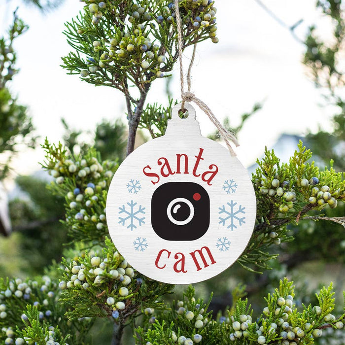 Santa Cam Bulb Ornament Santa Cam Bulb Ornament Ornaments