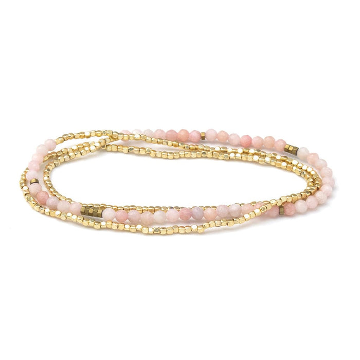 Scout Curated Wears Delicate Stone Wrap - Pink Opal Scout Curated Wears Delicate Stone Wrap - Pink Opal Bracelet