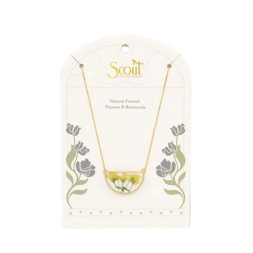 Scout Curated Wears Pressed Yellow Baby's Breath Necklace Scout Curated Wears Pressed Yellow Baby's Breath Necklace Necklaces