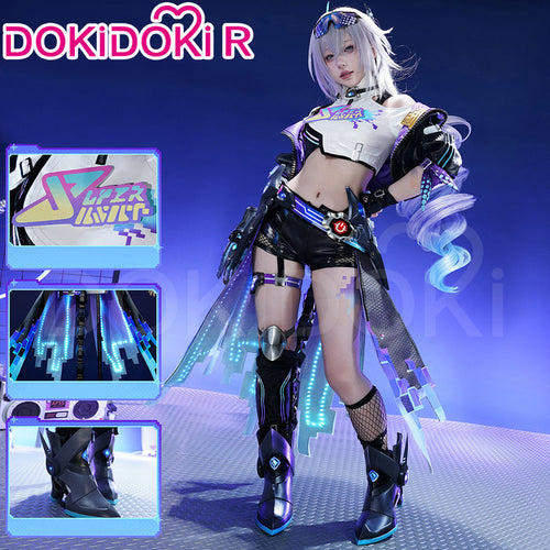 【Size S-2XL】 DokiDoki-R Honkai: Star Rail Cosplay Silver Wolf SP Costume Planarcadia
