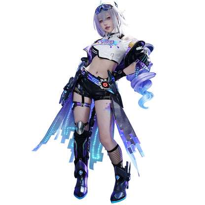 【Size S-2XL】 DokiDoki-R Honkai: Star Rail Cosplay Silver Wolf SP Costume Planarcadia