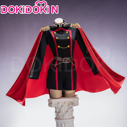 【Size S-2XL】DokiDoki-N Manga Anime Mato Seihei no Slave Cosplay Ren Yamashiro Costume With Cape